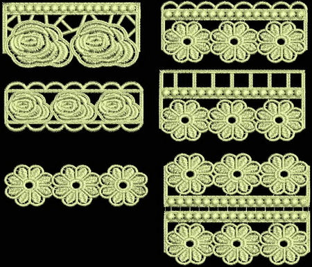 BES267 -  FSL   Antique Lace Edgings 12