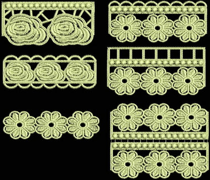 BES267 -  FSL   Antique Lace Edgings 12