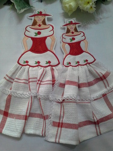 EW046 - Crinoline Lady Towel Topper 2