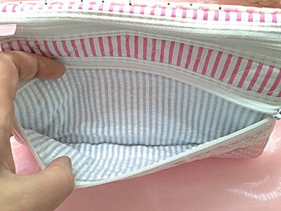 EW088 - ITH Quilted Double Zipper Purses