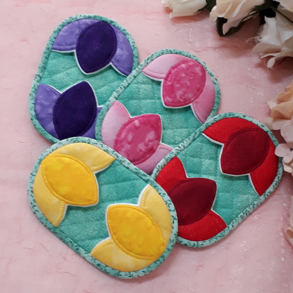 EW215 - Quilted Tulip Finger Pot Holder