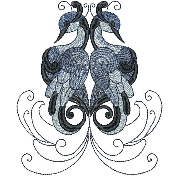 EW217 - Shaded Elegant Birds