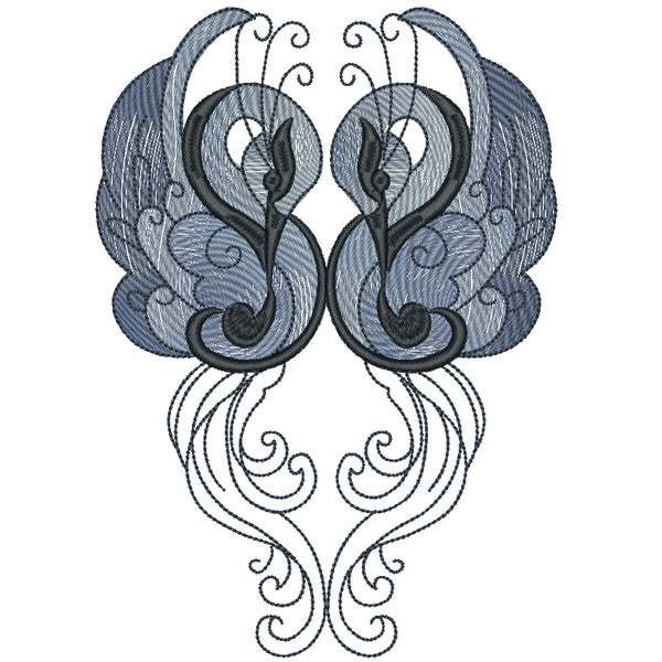 EW217 - Shaded Elegant Birds