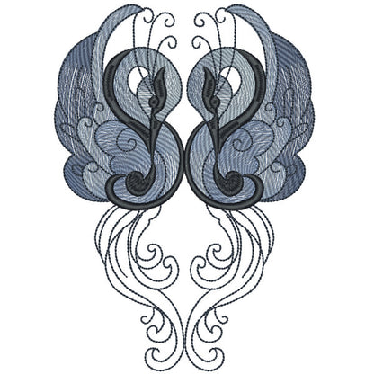 EW217 - Shaded Elegant Birds