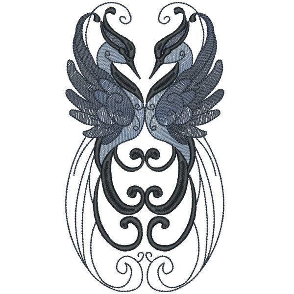 EW217 - Shaded Elegant Birds
