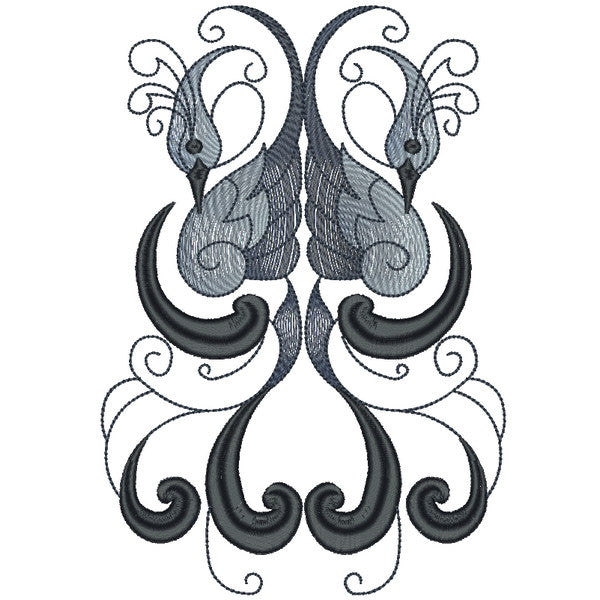 EW217 - Shaded Elegant Birds