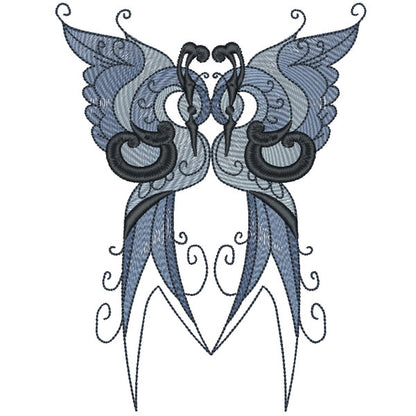 EW217 - Shaded Elegant Birds