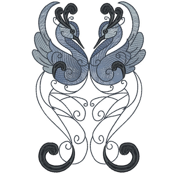 EW217 - Shaded Elegant Birds
