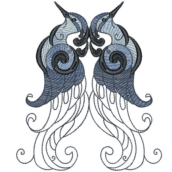 EW217 - Shaded Elegant Birds