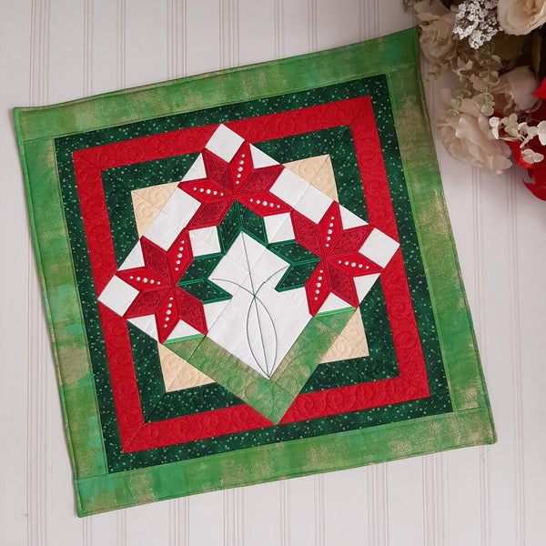 EW250  Christmas Flower Table Topper
