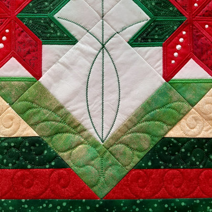EW250  Christmas Flower Table Topper