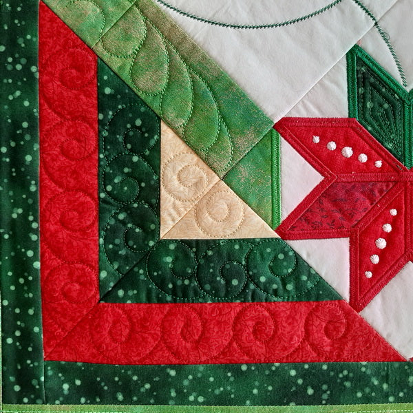 EW250  Christmas Flower Table Topper