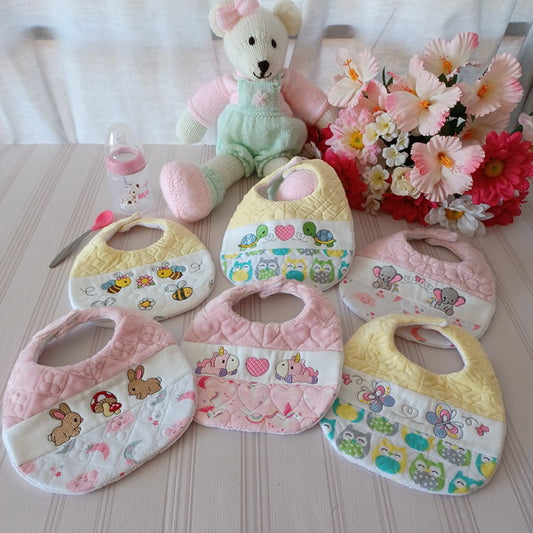 EW277  Quilted Baby Bibs