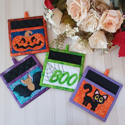 EW283  ITH Halloween Potholders