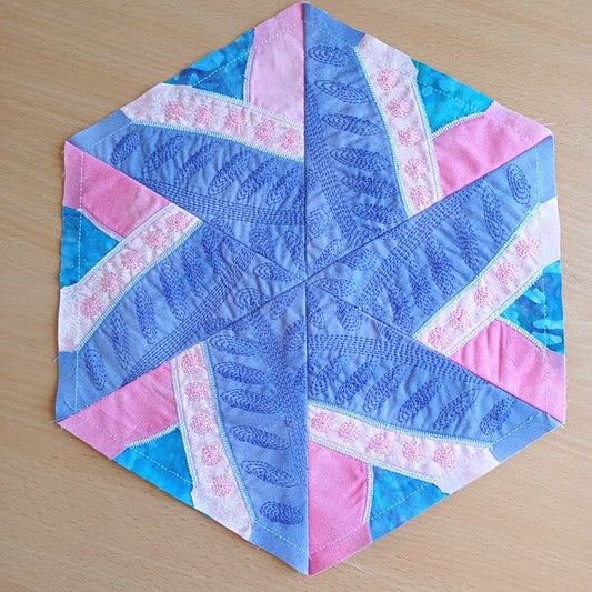 EW294 Kaleidoscope Fantasy Hexagon Block 5