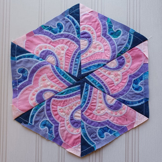 EW295 Kaleidoscope Fantasy Hexagon Block 6