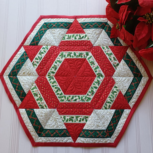 EW300  Northern Star Quilted Table Topper