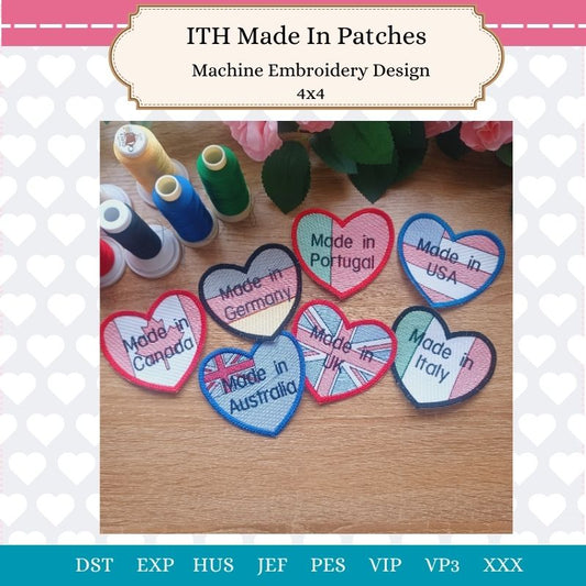 EW411 ITH Made in Patches