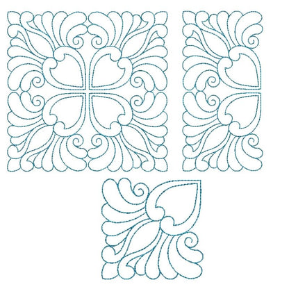 EW427  Swirls Blocks 1