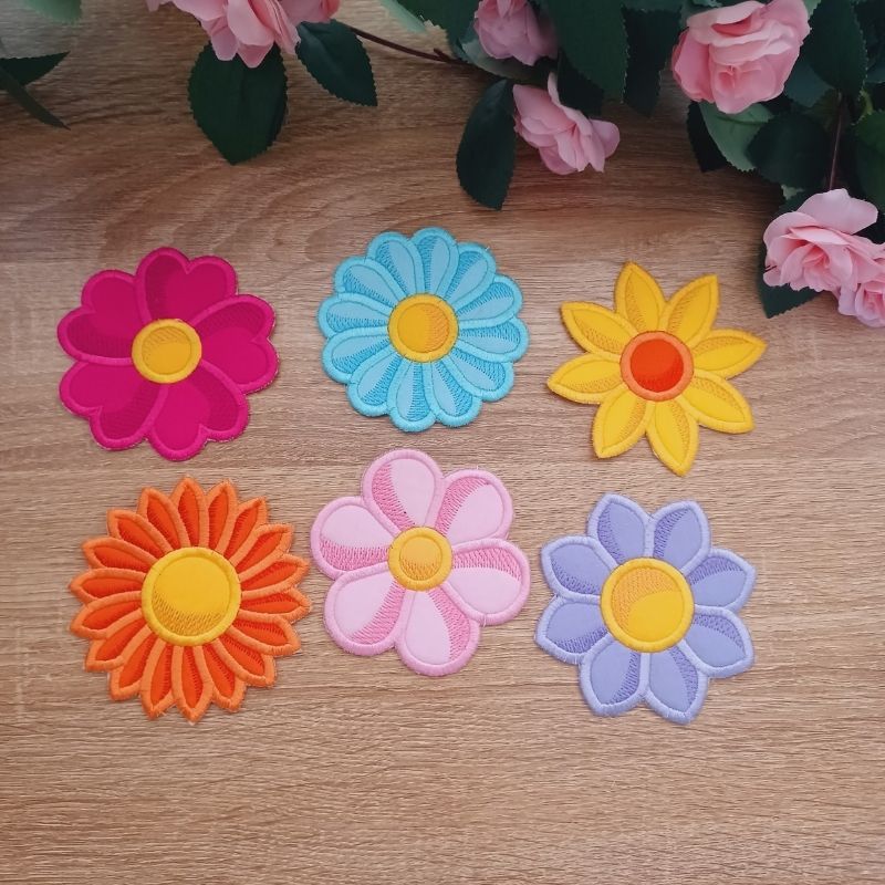 EW430  ITH Summer Flower Coasters