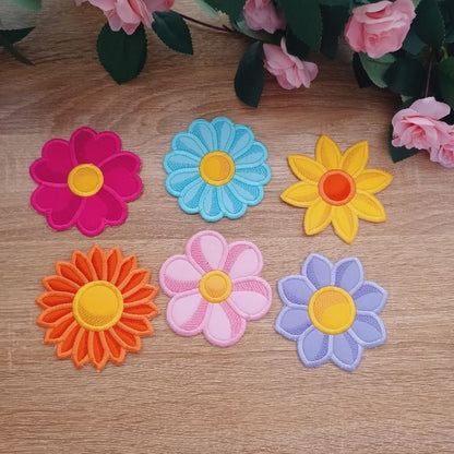 EW430  ITH Summer Flower Coasters