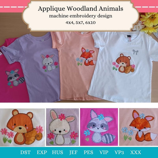 EW441 - Applique Woodland Animals