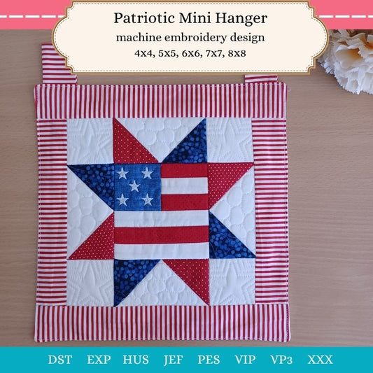EW444 - Patriotic Mini Hanger