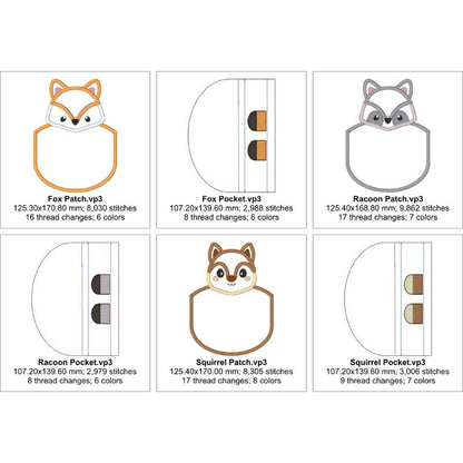 EW445 - ITH Woodland Pocket Peekers