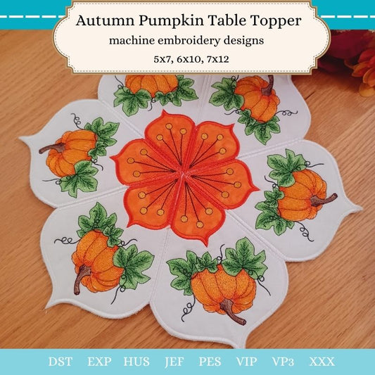 EW451 - Autumn Pumpkin Table Topper