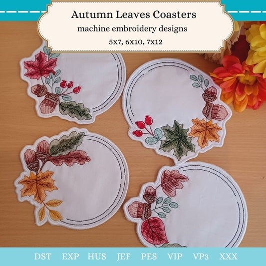 EW452 - Autumn Leaves Coasters