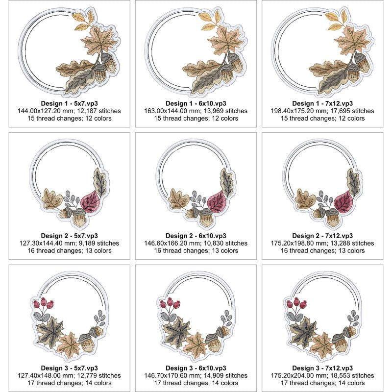 EW452 - Autumn Leaves Coasters