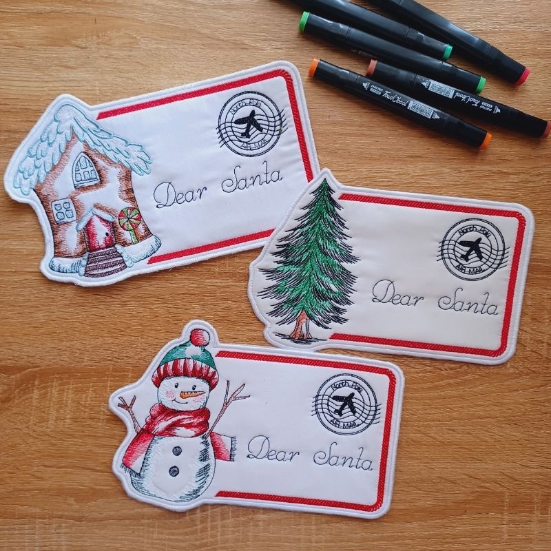 EW454 - Christmas Postcard Toppers