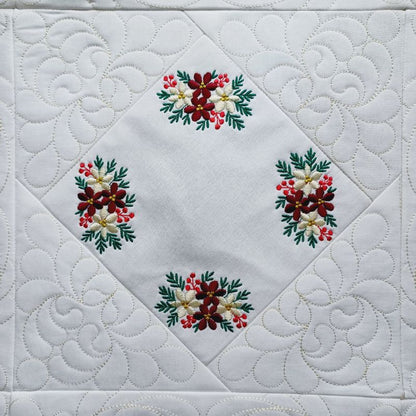 EW458 - Heirloom Christmas Table Topper Quilt