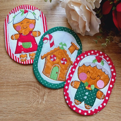 EW459 - ITH Gingerbread Mug Rugs