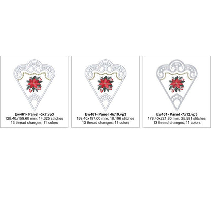 EW461 - Christmas Cutwork Topper 1