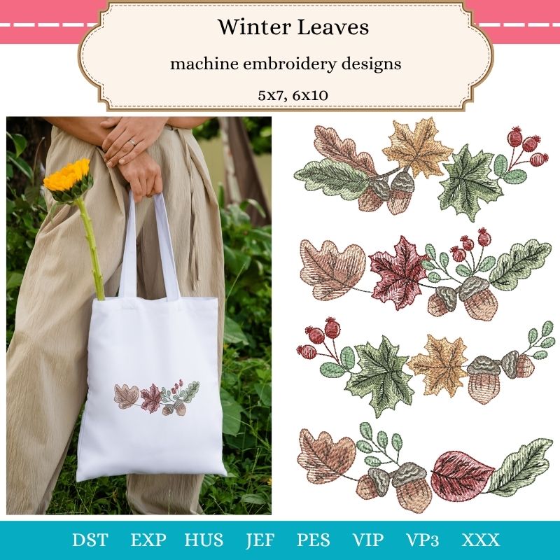 EW466 - Winter Leaves