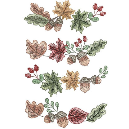 EW466 - Winter Leaves