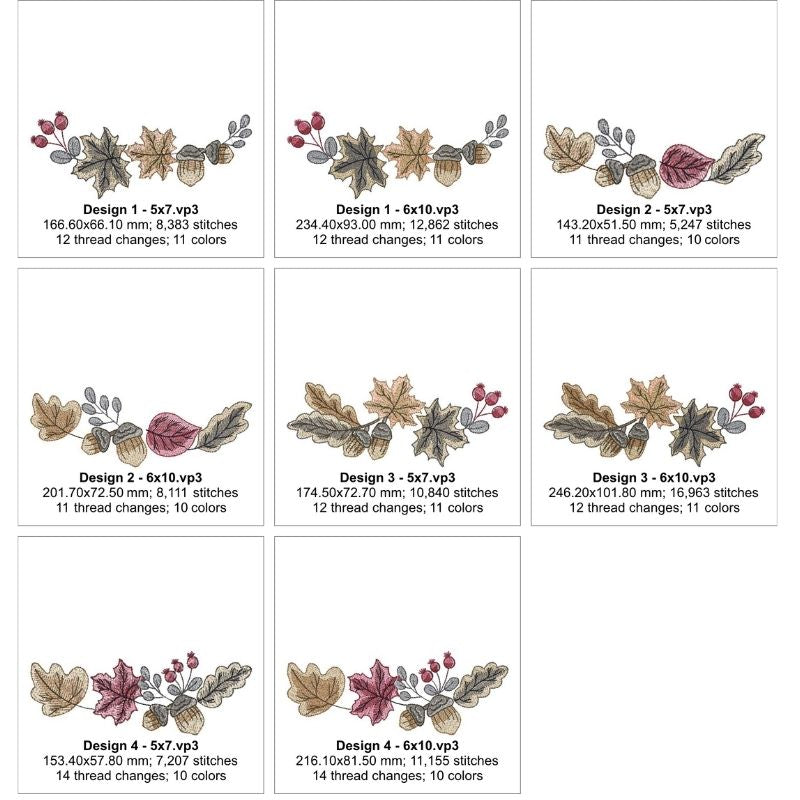 EW466 - Winter Leaves