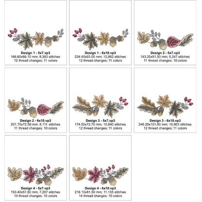 EW466 - Winter Leaves