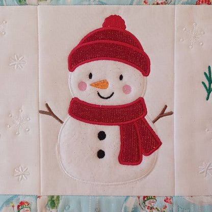 EW470 - ITH Snowman Placemat