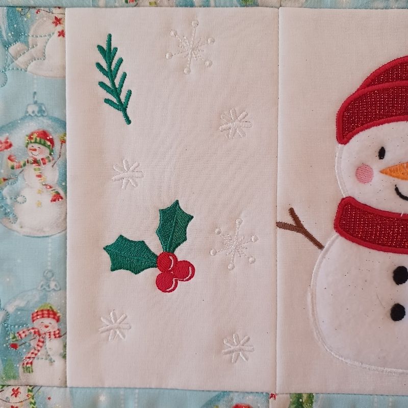 EW470 - ITH Snowman Placemat