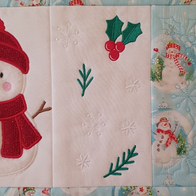 EW470 - ITH Snowman Placemat