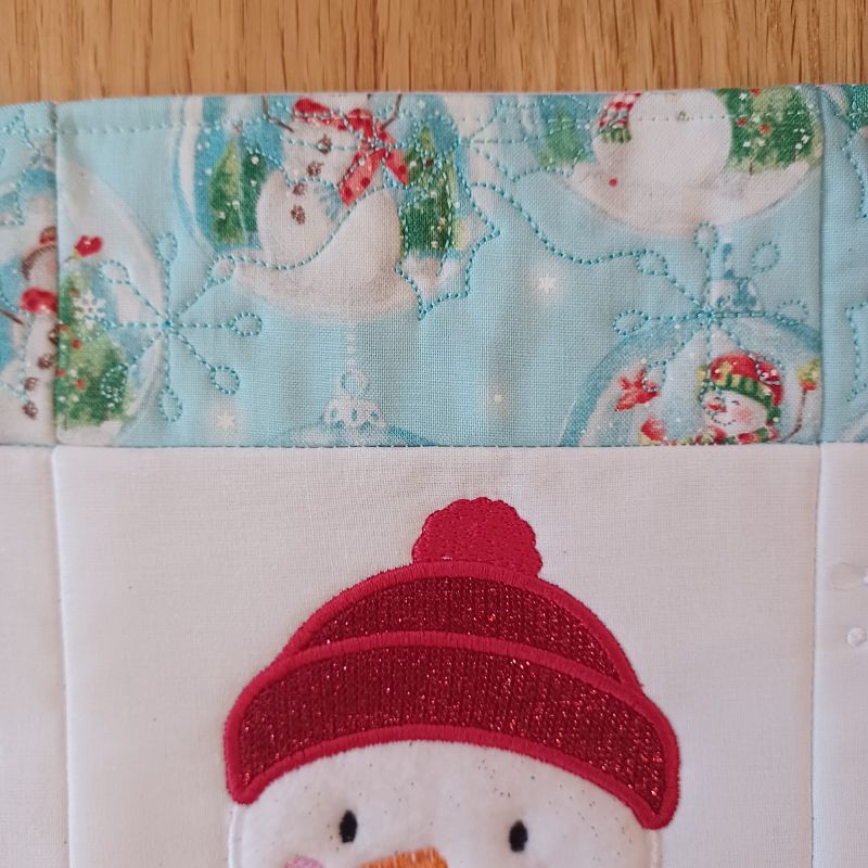 EW470 - ITH Snowman Placemat