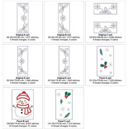 EW470 - ITH Snowman Placemat