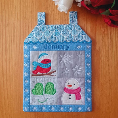 EW473 - ITH House Mini Quilt Collectable - January