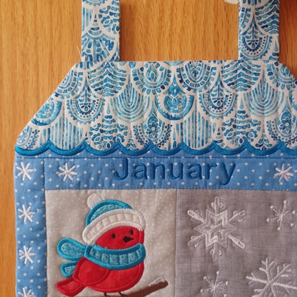 EW473 - ITH House Mini Quilt Collectable - January