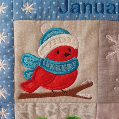 EW473 - ITH House Mini Quilt Collectable - January