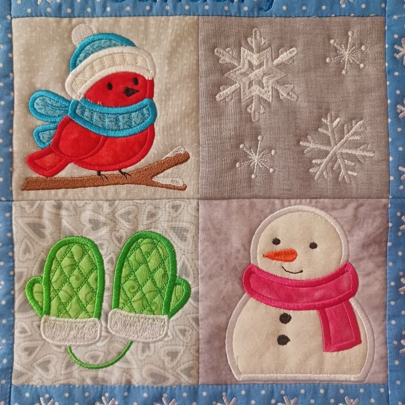 EW473 - ITH House Mini Quilt Collectable - January