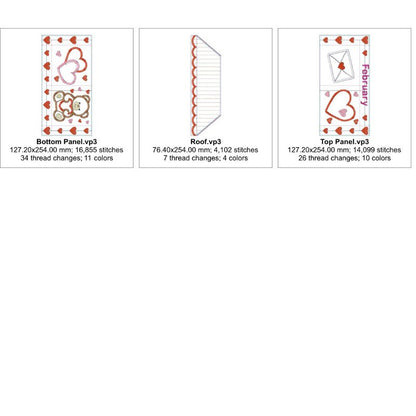 EW474 - ITH House Mini Quilt Collectable - February