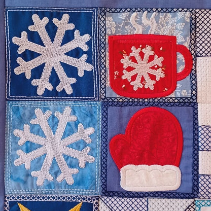 EW475 - Winter Mini Quilt Block